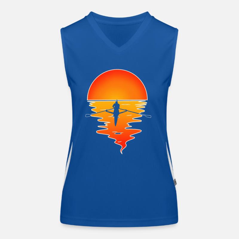 Rower Rowing Boat Rowing Women's Functional Contrast Tank Top