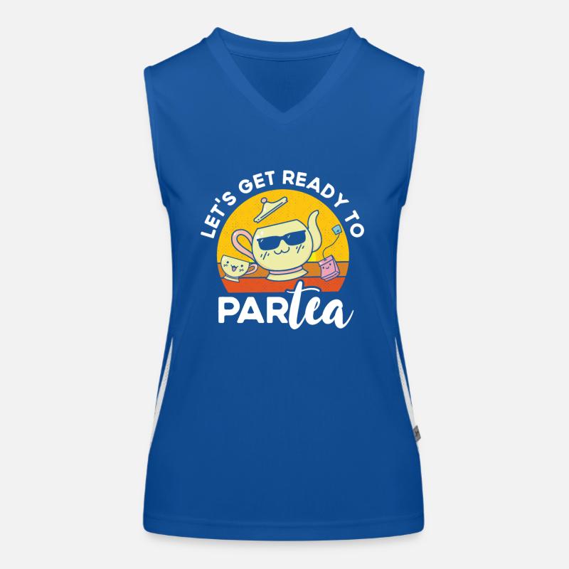 Teetrinker Teeliebhaber Geschenk Tee Funktionelles Kontrast-Tank Top für Frauen