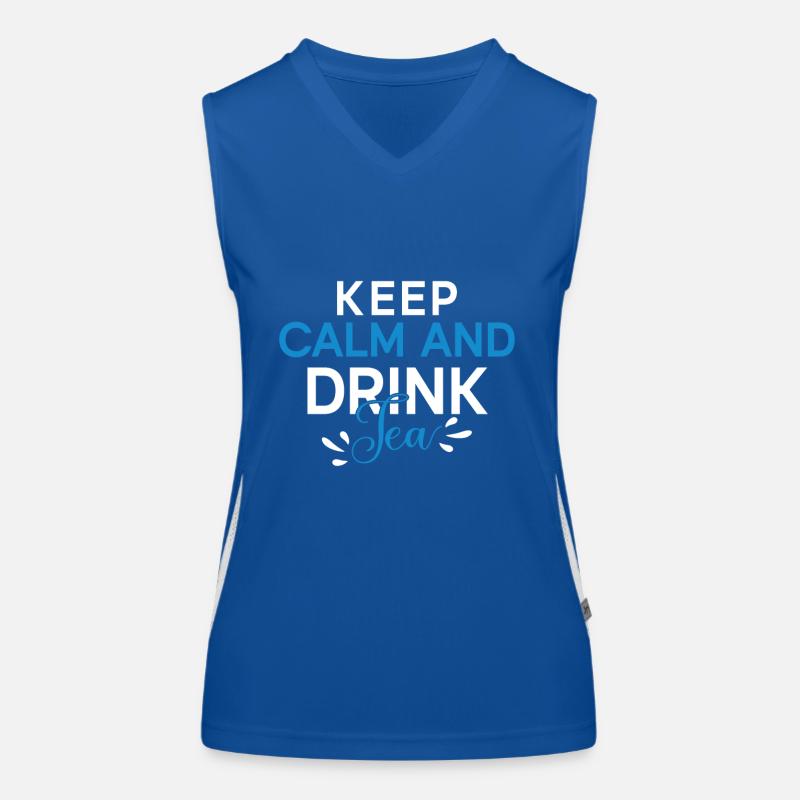 Teetrinker Teeliebhaber Geschenk Tee Funktionelles Kontrast-Tank Top für Frauen
