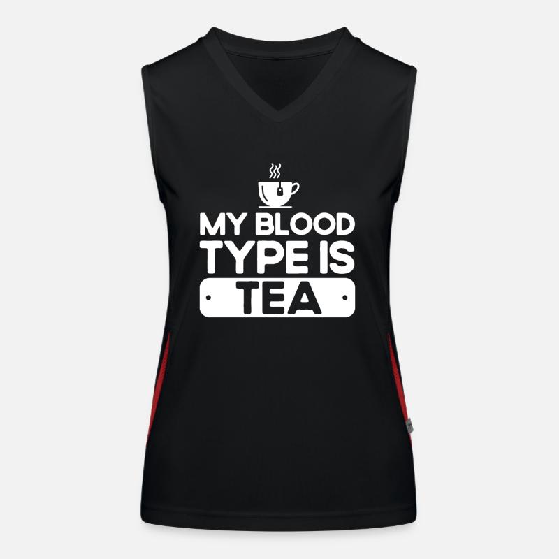 Tea Drinker Tea Lover Gift Tea Women's Functional Contrast Tank Top