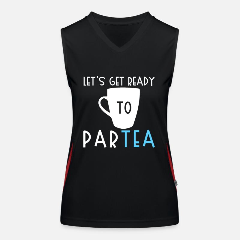 Tea Drinker Tea Lover Gift Tea Women's Functional Contrast Tank Top