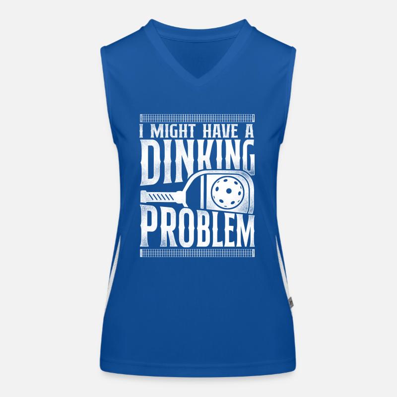 Pickleball Pun I Might Have A Funktionelles Kontrast-Tank Top für Frauen