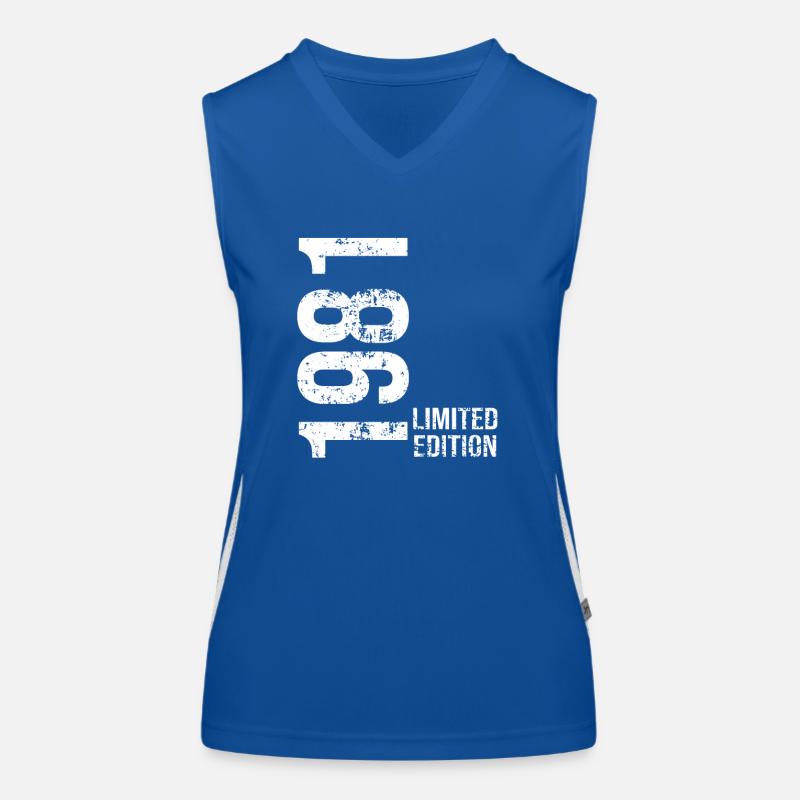 1981 Limitierte Auflage Funktionelles Kontrast-Tank Top für Frauen