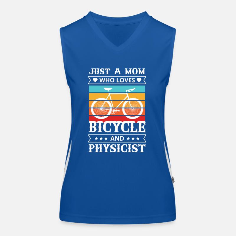 Ebike Mathematik Physik Nerd Funktionelles Kontrast-Tank Top für Frauen