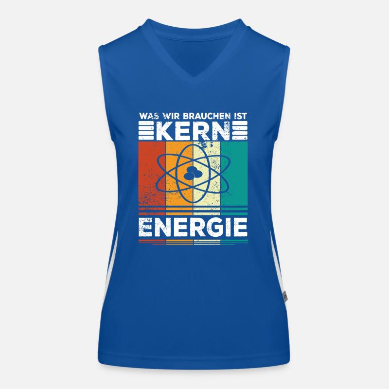 Atomenergie Kernkraft Kernenergie Atomkraftwerke Funktionelles Kontrast-Tank Top für Frauen