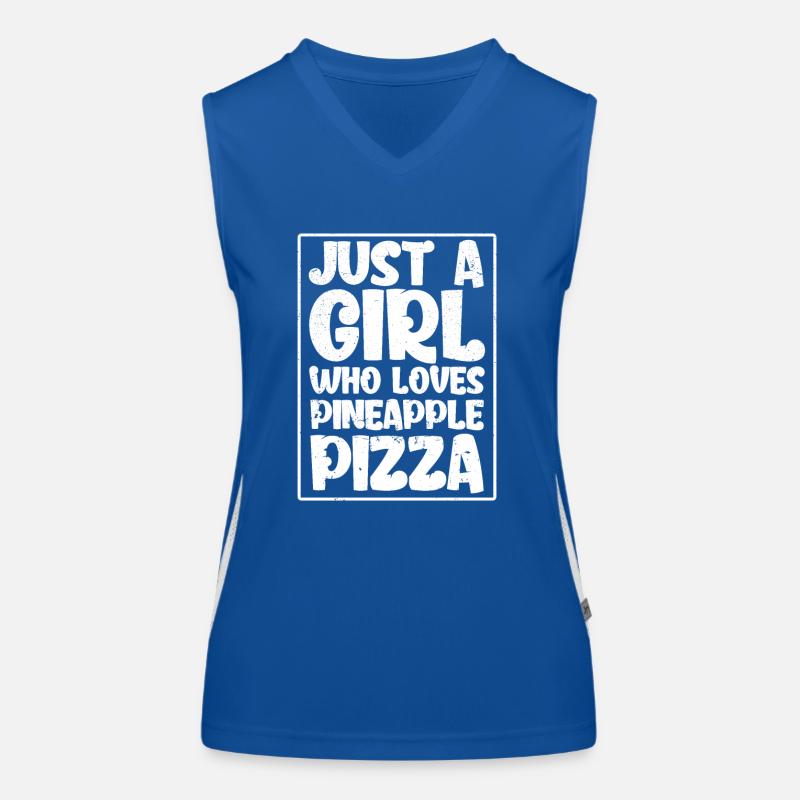 Pizza Essen Pizzeria Pizzastück Pizzabäcker Funktionelles Kontrast-Tank Top für Frauen
