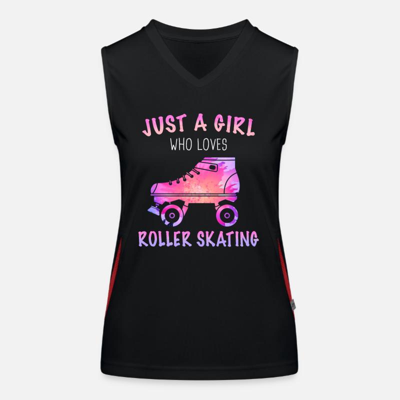 Rollerskate Roller Skate Inline Skate Skating Women's Functional Contrast Tank Top