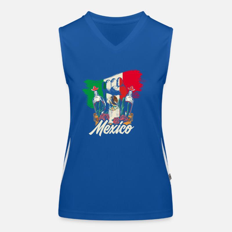 Mexico Women's Functional Contrast Tank Top