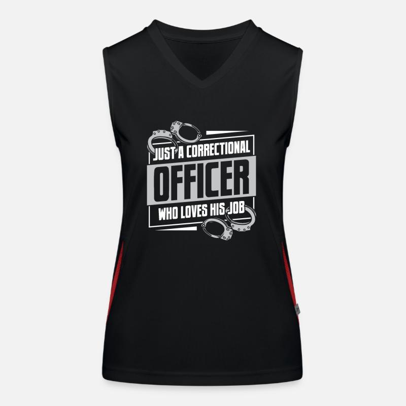 Correctional Officer Guard Prison Prison Women's Functional Contrast Tank Top