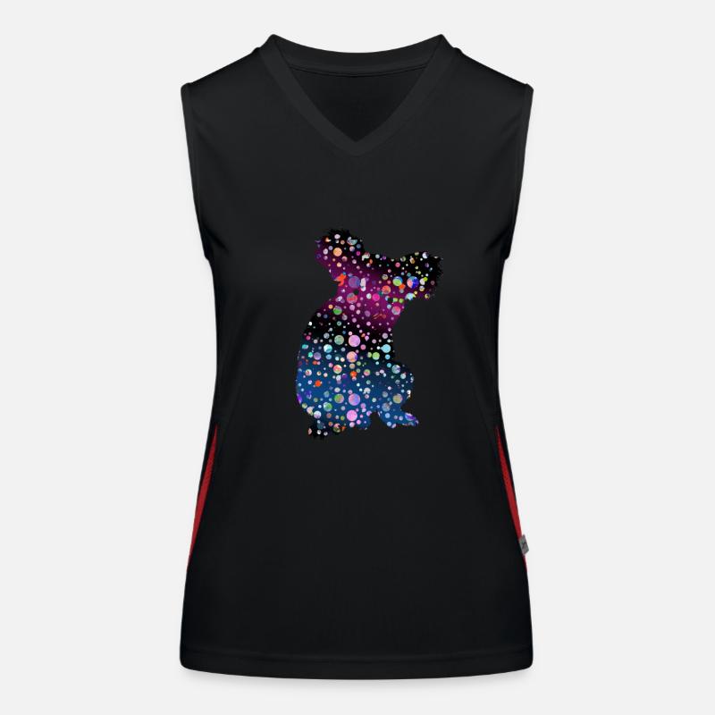 Funny Koala Gift Idea Women's Functional Contrast Tank Top
