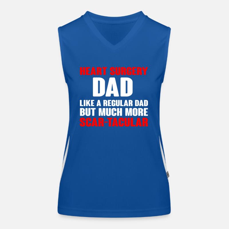 Operation Am Offen Herzen Geschenk Funktionelles Kontrast-Tank Top für Frauen