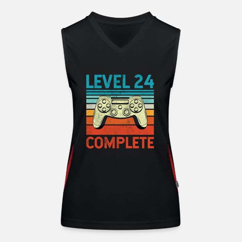 Level 24 Complete Funktionelles Kontrast-Tank Top für Frauen