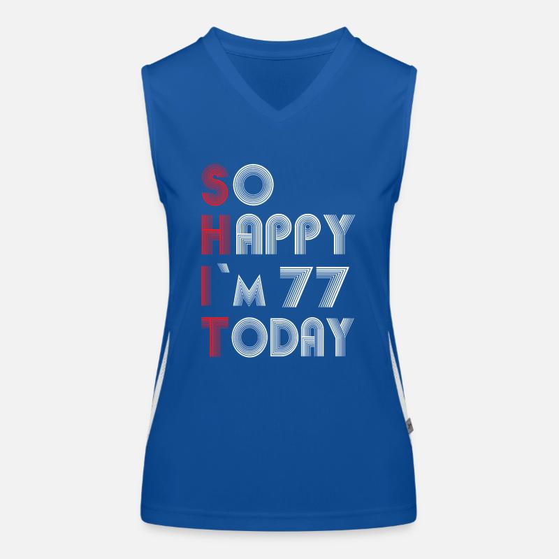 77 ans Débardeur respirant contrasté Femme