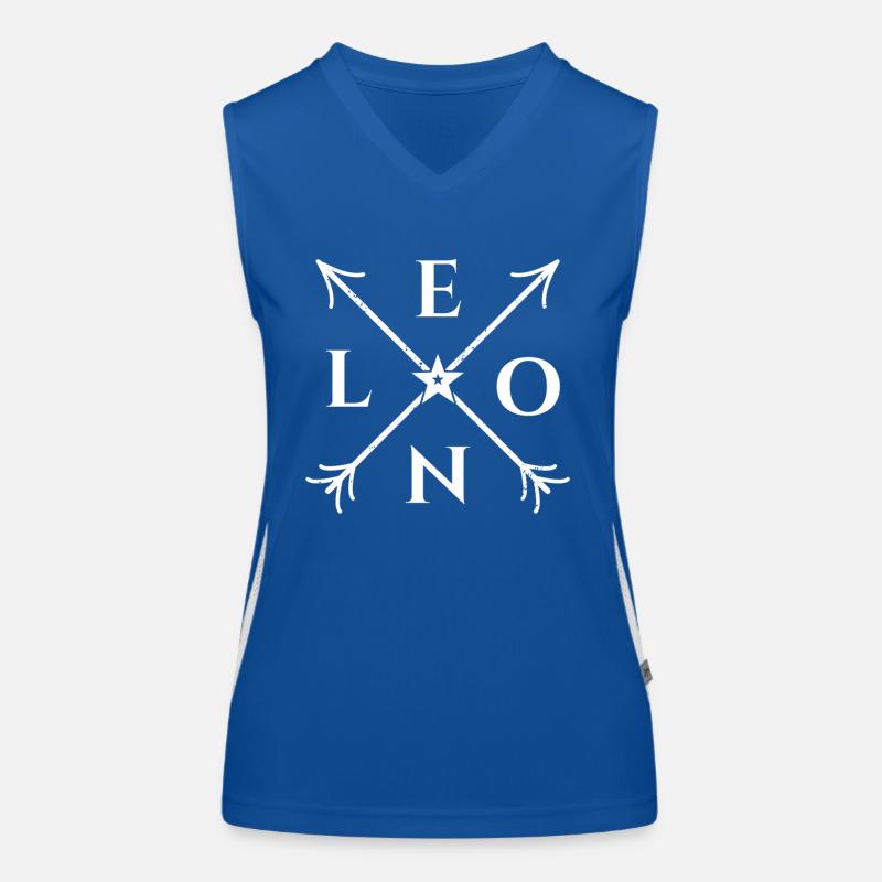 Leon X- Form Motiv Leon Geschenk Funktionelles Kontrast-Tank Top für Frauen