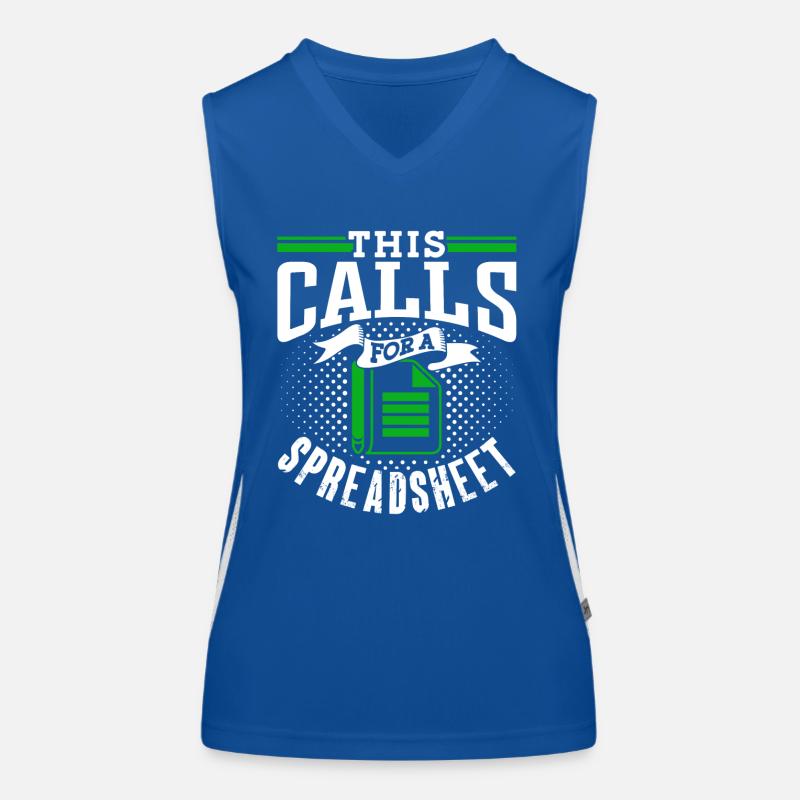 Dies Erfordert Ein Spreadsheet Buchhalter Tabelle Funktionelles Kontrast-Tank Top für Frauen