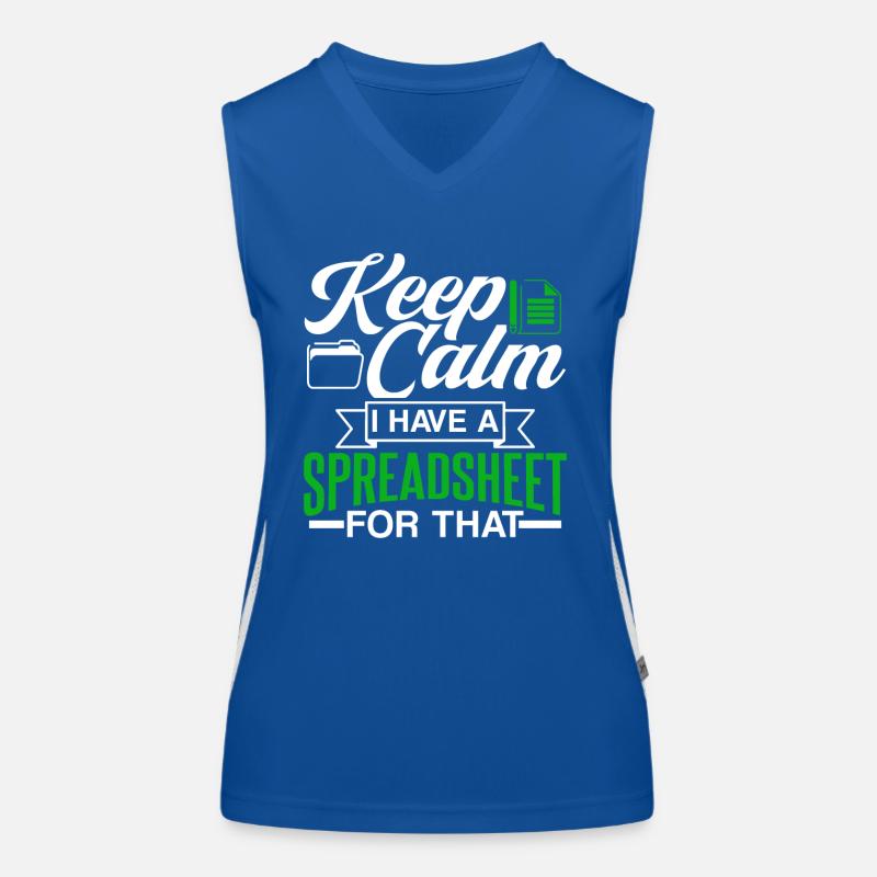 Ich Habe Ein Spreadsheet Dafür Buchhalter Tabelle Funktionelles Kontrast-Tank Top für Frauen