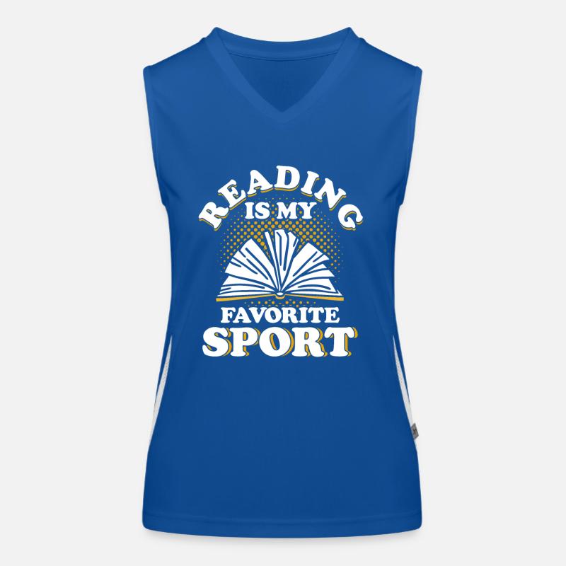 Book reading bookwork gift reading books Women's Functional Contrast Tank Top