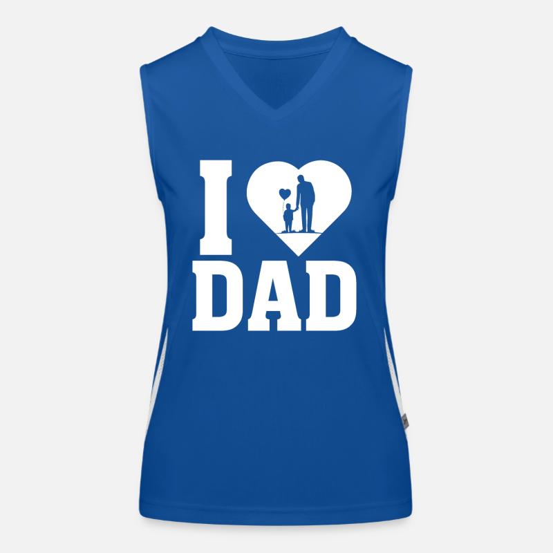Welt bester Papa Vater Paare Paar Eltern Dad daddy Funktionelles Kontrast-Tank Top für Frauen
