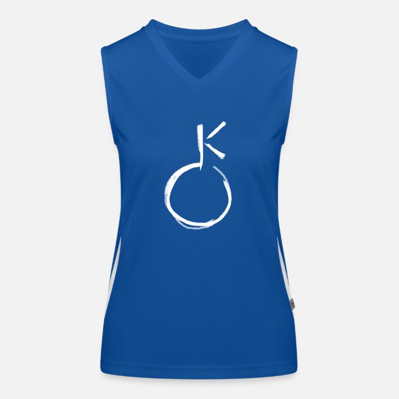 Astrologie Symbol Funktionelles Kontrast-Tank Top für Frauen