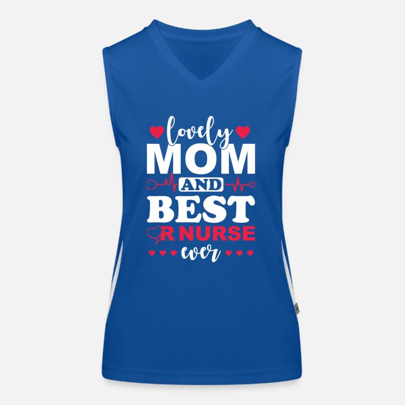 OP Krankenschwester Mutter Funktionelles Kontrast-Tank Top für Frauen