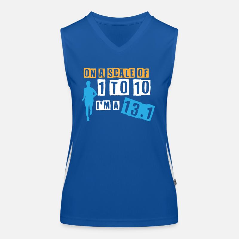 Half Marathon, Marathon, Runner Women's Functional Contrast Tank Top