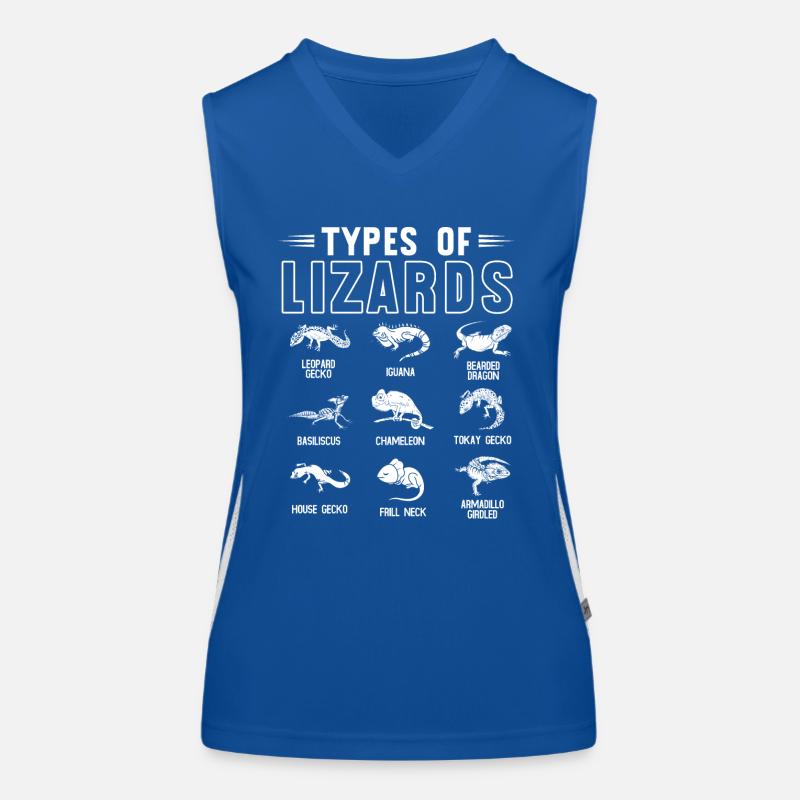 Arten Von Eidechsen, Eidechsen, Reptilien Funktionelles Kontrast-Tank Top für Frauen