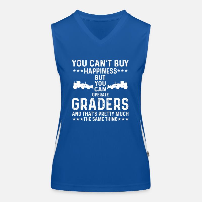 Fun Grader Driver Design Women's Functional Contrast Tank Top