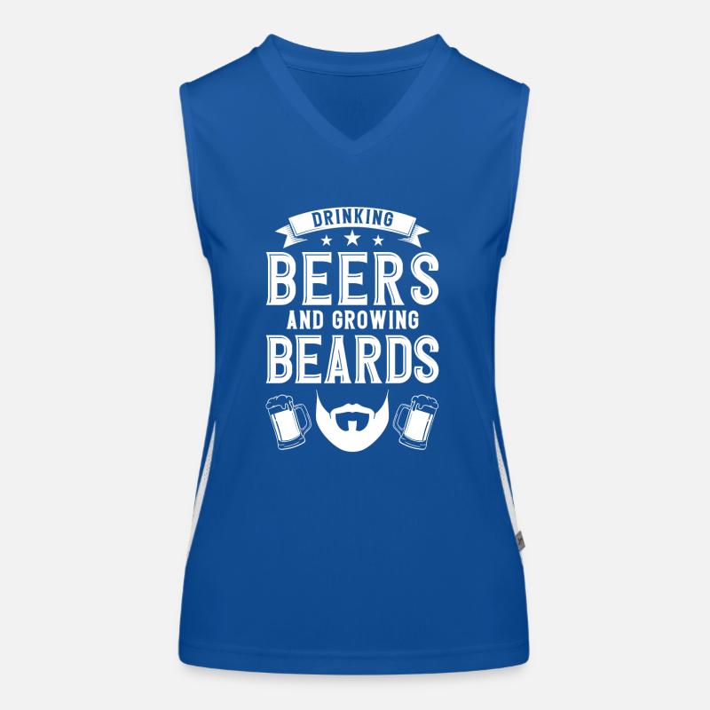 Bärte Spruch Lustiges Bartgeschenk Bart Funktionelles Kontrast-Tank Top für Frauen