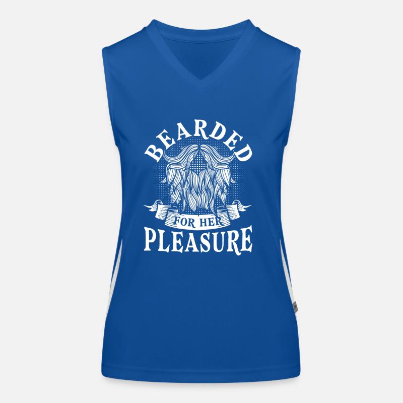 Bärte Spruch Lustiges Bartgeschenk Bart Funktionelles Kontrast-Tank Top für Frauen