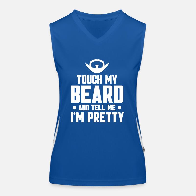 Bärte Spruch Lustiges Bartgeschenk Bart Funktionelles Kontrast-Tank Top für Frauen