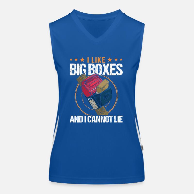Postman Postman Postman Parcel Delivery Job Postman Women's Functional Contrast Tank Top