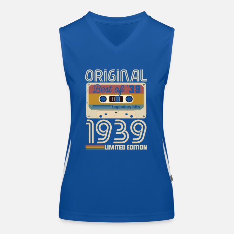Vintage Geburtstag Originelle Geschenkidee 1939 Funktionelles Kontrast-Tank Top für Frauen