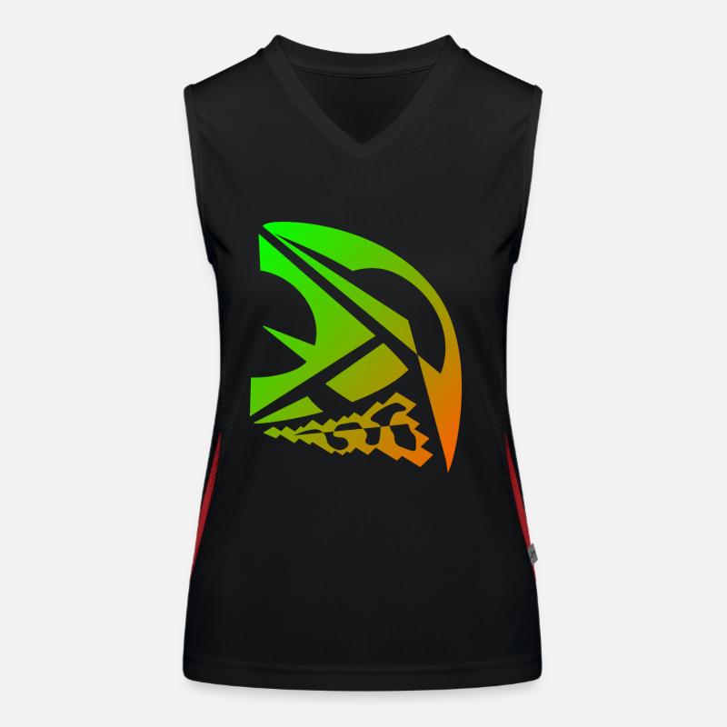 geometric object Women's Functional Contrast Tank Top