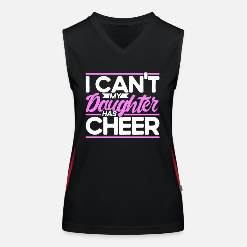 Cheerleading Cheerleader Cheering Team Cheer Coach Funktionelles Kontrast-Tank Top für Frauen
