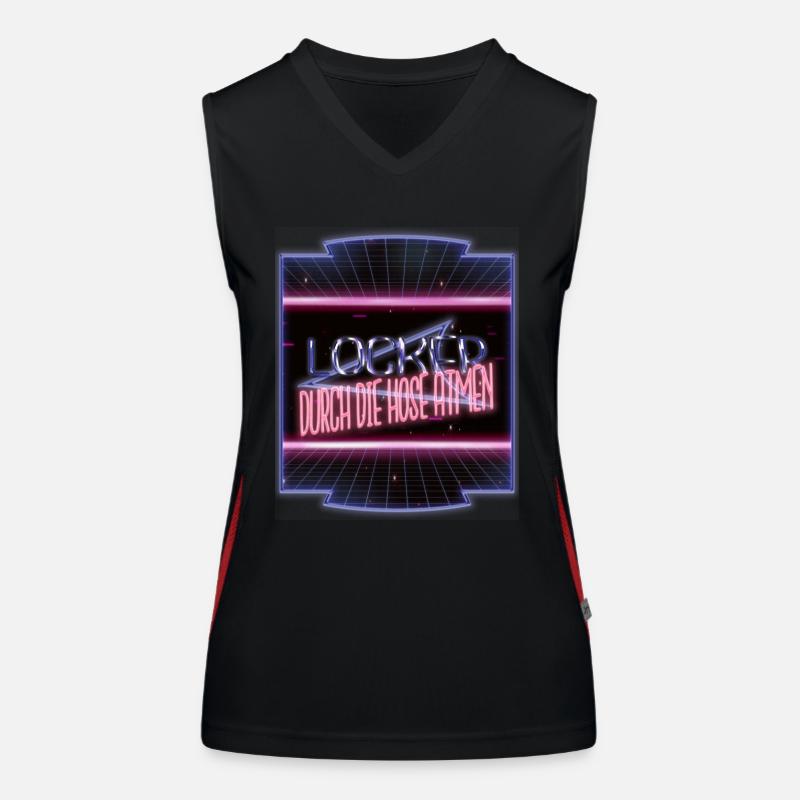 bday spruch geburtstag geburtstagsgeschenkidee Funktionelles Kontrast-Tank Top für Frauen