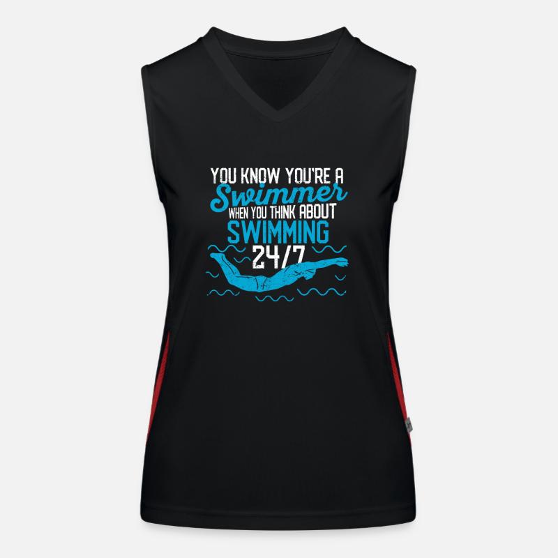 You know you're a funnier Women's Functional Contrast Tank Top