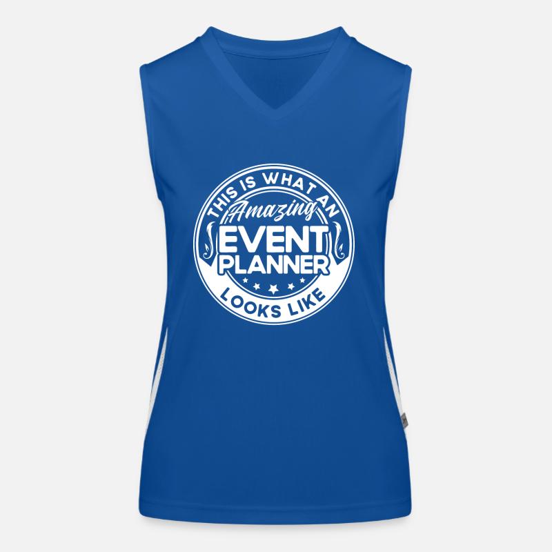 Event Planner Wedding Planner Event Manager Women's Functional Contrast Tank Top
