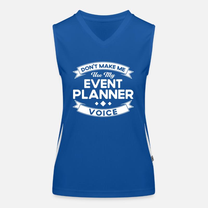Event Planner Wedding Planner Event Manager Women's Functional Contrast Tank Top