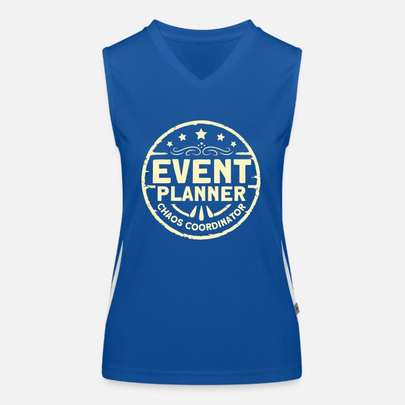 Event Planner Wedding Planner Event Manager Women's Functional Contrast Tank Top