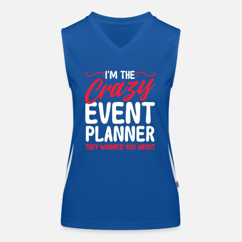 Event Planner Wedding Planner Event Manager Women's Functional Contrast Tank Top