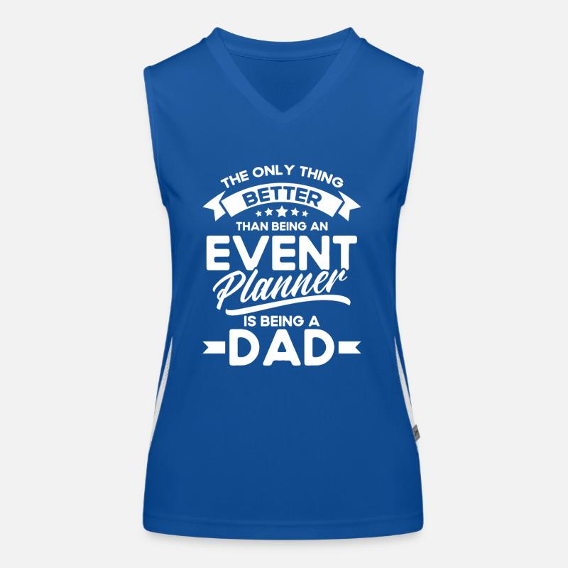Event Planner Wedding Planner Event Manager Women's Functional Contrast Tank Top