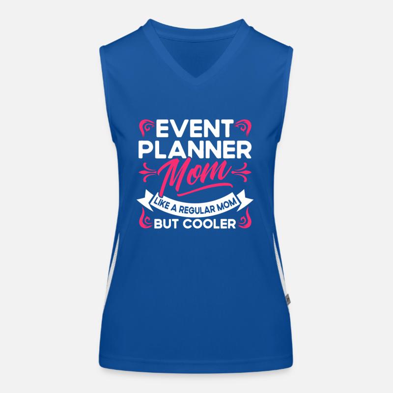 Event Planner Wedding Planner Event Manager Women's Functional Contrast Tank Top