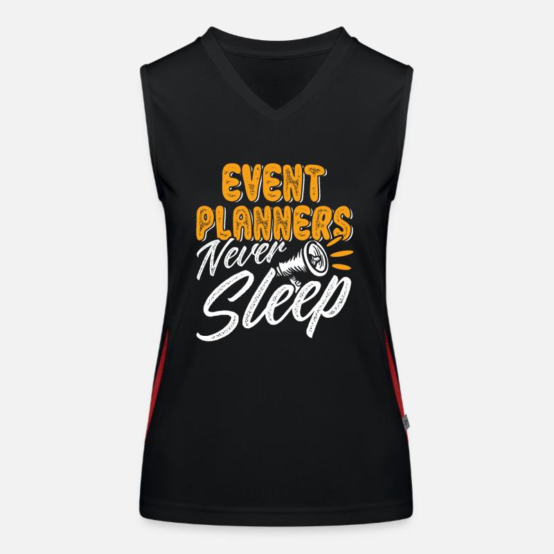 Event Planner Wedding Planner Event Manager Women's Functional Contrast Tank Top