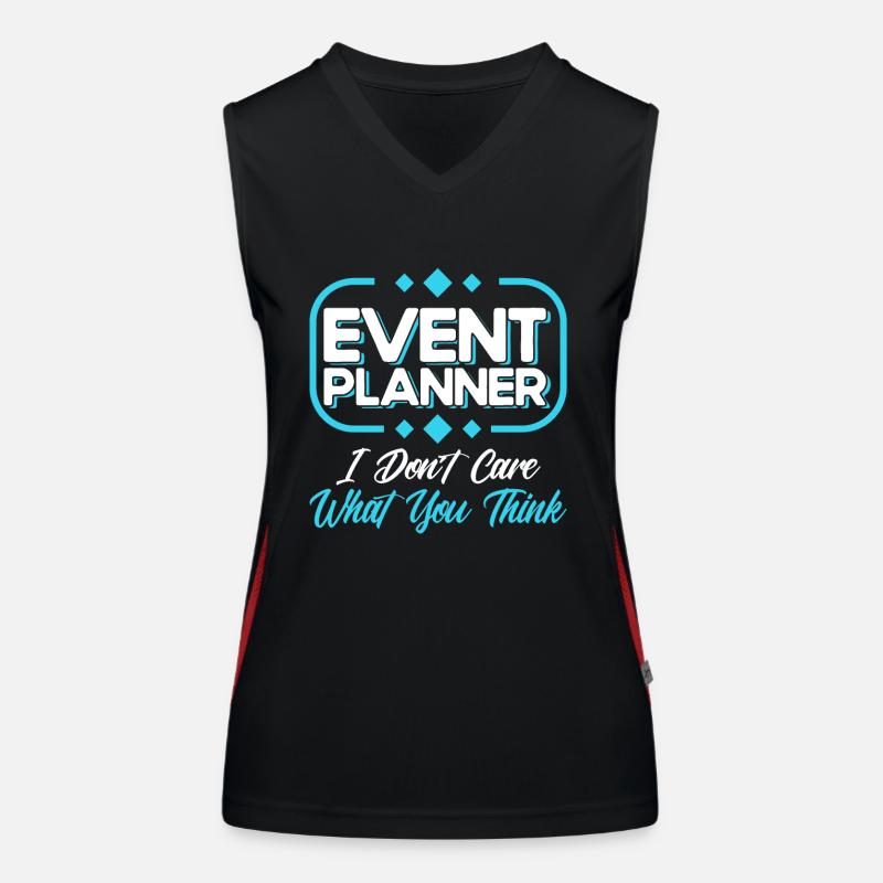 Event Planner Wedding Planner Event Manager Women's Functional Contrast Tank Top