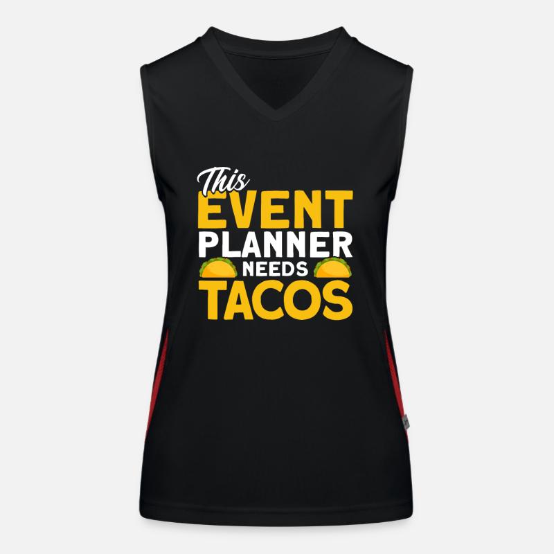 Event Planner Wedding Planner Event Manager Women's Functional Contrast Tank Top