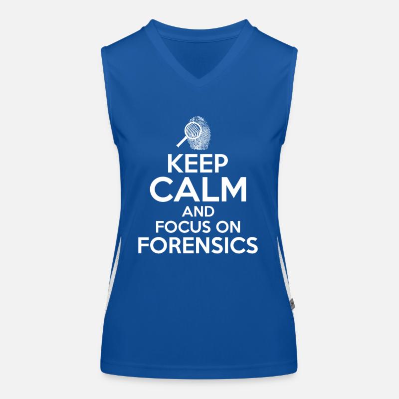 Forensiker Forensische Wissenschaft Funktionelles Kontrast-Tank Top für Frauen