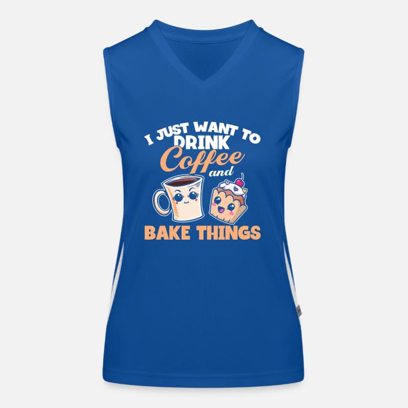 Bakery Baking Baker Baker Women's Functional Contrast Tank Top