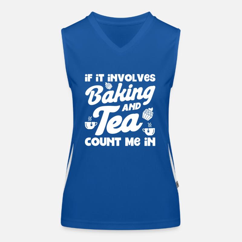 Bakery Baking Baker Baker Women's Functional Contrast Tank Top