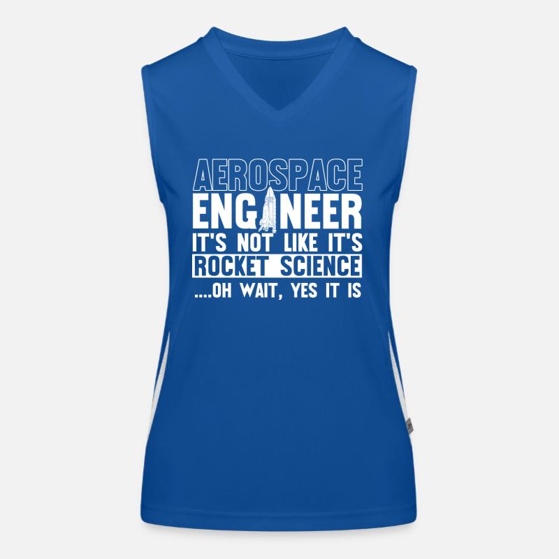 Aerospace Engineer, Rocket Science Women's Functional Contrast Tank Top