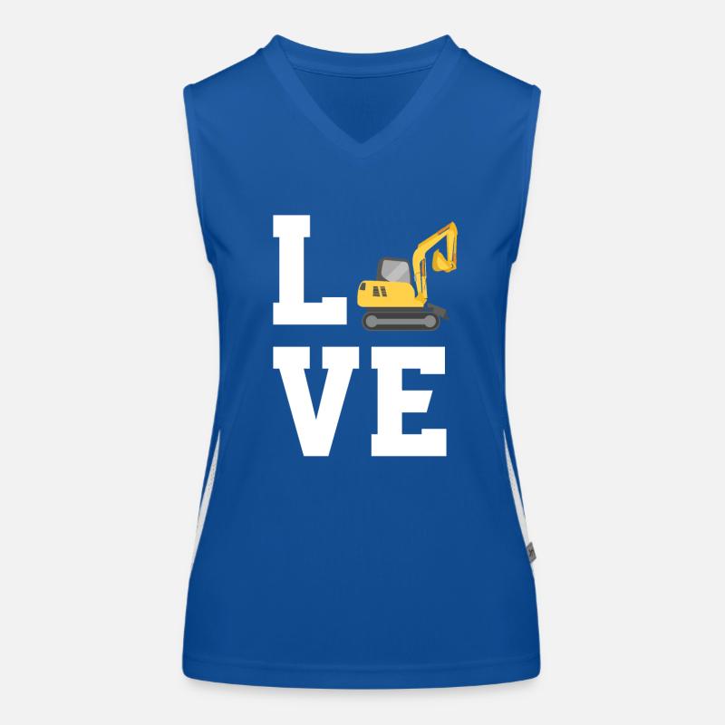 Dear excavators Women's Functional Contrast Tank Top
